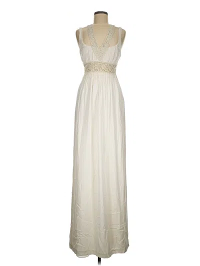 Pre-owned Nicole Miller Collection Cocktail Dress In Ivory