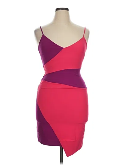 Pre-owned Nicole Miller Collection Cocktail Dress In Purple