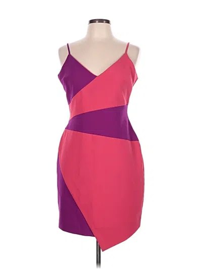 Pre-owned Nicole Miller Collection Cocktail Dress In Purple