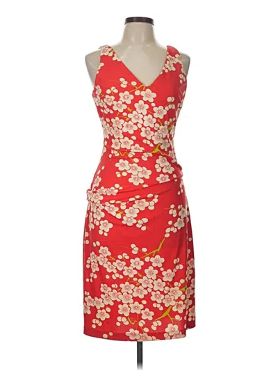 Pre-owned Nicole Miller Collection Cocktail Dress In Red