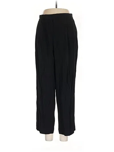 Pre-owned Nicole Miller Collection Dress Pants In Black