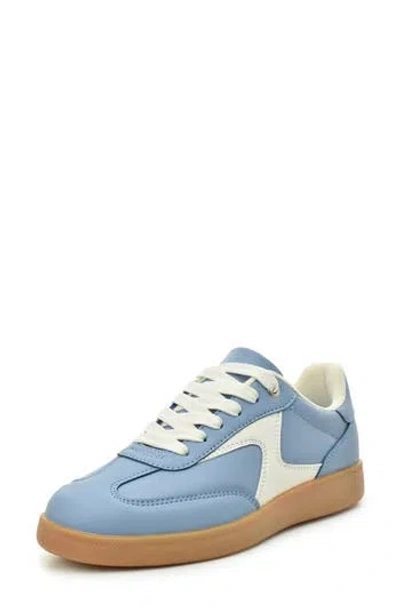 Nicole Miller Colorblock Low Top Sneaker In Blue Multi