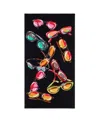 NICOLE MILLER COLORFUL SHADES BEACH TOWEL, 36" X 68"