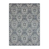 Nicole Miller Country Zoe Damask Outdoor Rectangular Area Rug In Blue