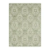 Nicole Miller Country Zoe Damask Outdoor Rectangular Area Rug In Green