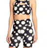 NICOLE MILLER CUT OUT RACERBACK SPORTS BRA IN HAZY DAISY