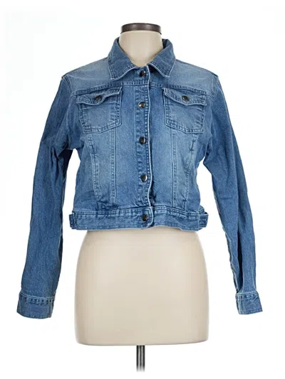 Pre-owned Nicole Miller Denim Jacket In Blue