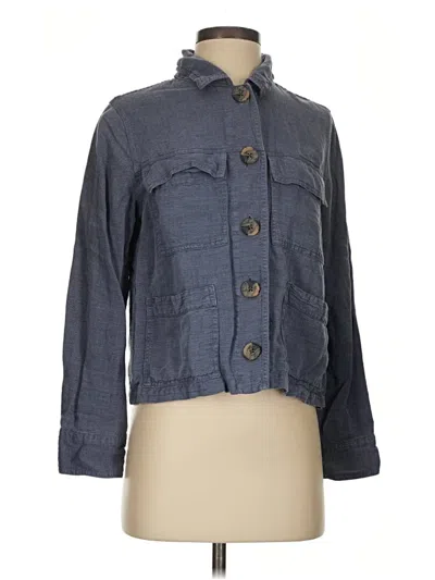 Pre-owned Nicole Miller Denim Jacket In Blue