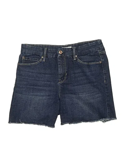 Pre-owned Nicole Miller Denim Shorts In Blue