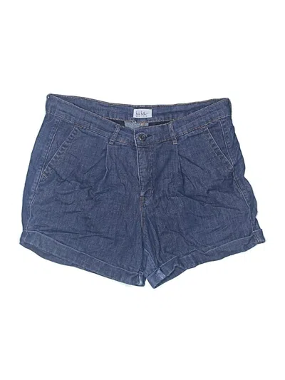 Pre-owned Nicole Miller Denim Shorts In Blue