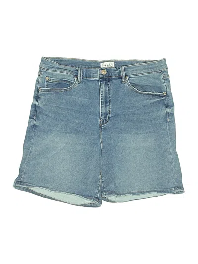 Pre-owned Nicole Miller Denim Shorts In Blue