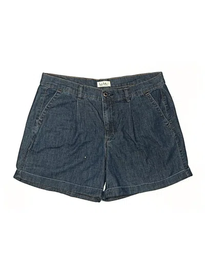 Pre-owned Nicole Miller Denim Shorts In Blue