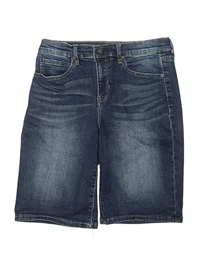 Pre-owned Nicole Miller Denim Shorts In Blue