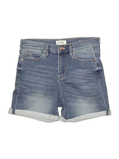 Pre-owned Nicole Miller Denim Shorts In Blue