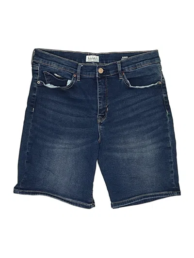 Pre-owned Nicole Miller Denim Shorts In Blue