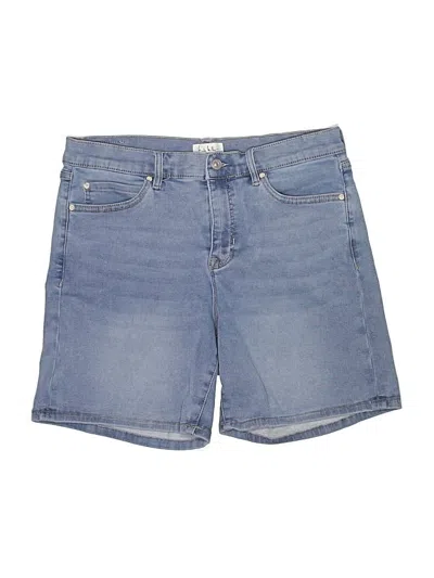 Pre-owned Nicole Miller Denim Shorts In Blue