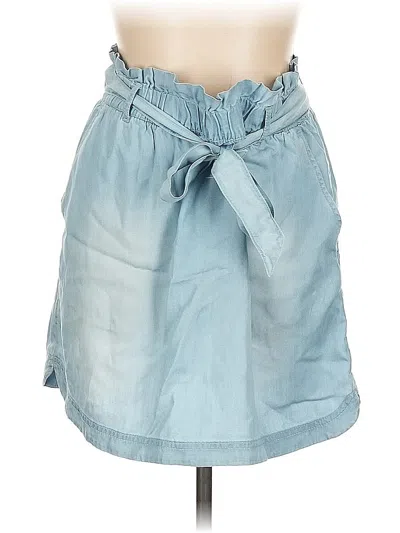 Pre-owned Nicole Miller Denim Skirt In Blue