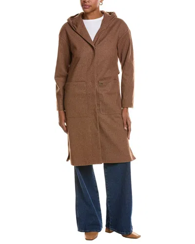Nicole Miller Downtown Coat In Brown