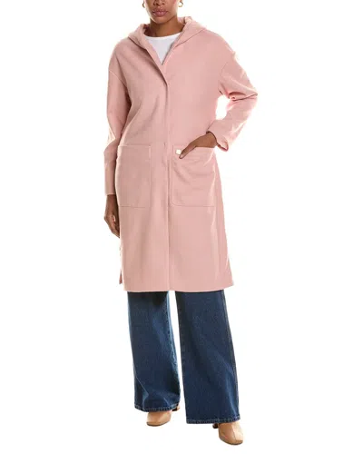 Nicole Miller Downtown Coat In Pink