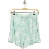 Nicole Miller Drawstring Shorts In Neutral