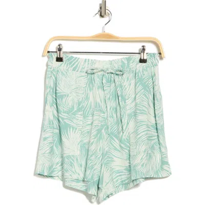 Nicole Miller Drawstring Shorts In Neutral