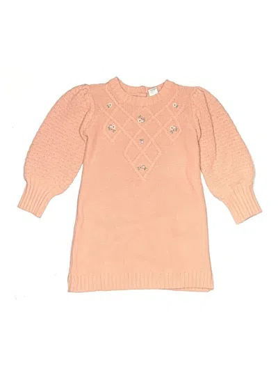 Pre-owned Nicole Miller Kids' Dress In Brown