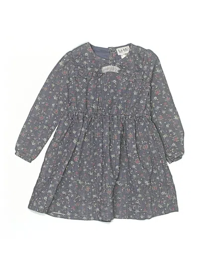 Pre-owned Nicole Miller Kids' Dress In Gray
