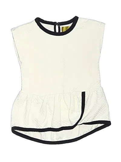 Pre-owned Nicole Miller Kids' Dress In Ivory