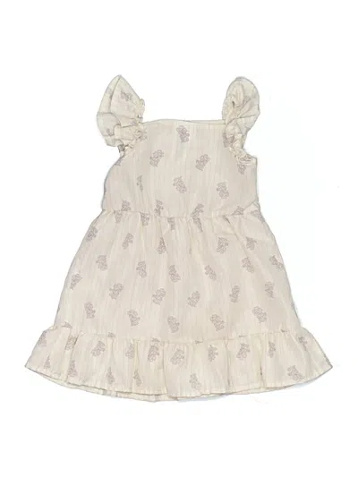 Pre-owned Nicole Miller Kids' Dress In Ivory