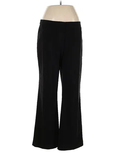 Pre-owned Nicole Miller Dress Pants In Black
