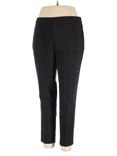 Pre-owned Nicole Miller Dress Pants In Black