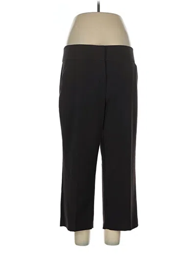 Pre-owned Nicole Miller Dress Pants In Black