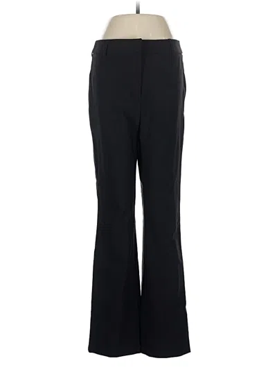 Pre-owned Nicole Miller Dress Pants In Black
