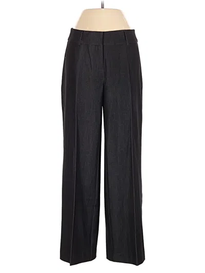 Pre-owned Nicole Miller Dress Pants In Black