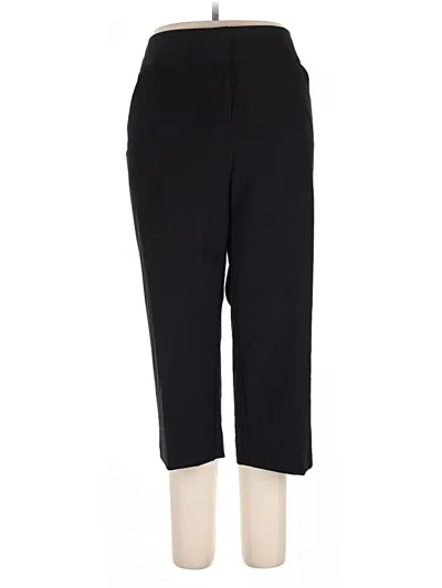 Pre-owned Nicole Miller Dress Pants In Black