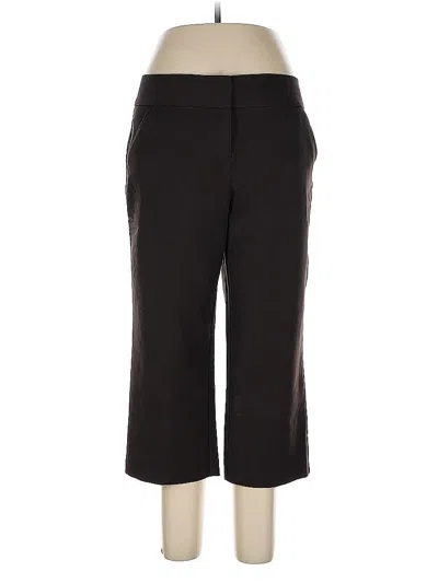 Pre-owned Nicole Miller Dress Pants In Brown