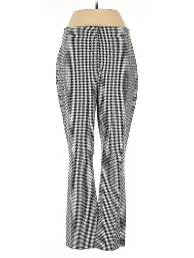Pre-owned Nicole Miller Dress Pants In Gray