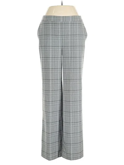 Pre-owned Nicole Miller Dress Pants In Gray