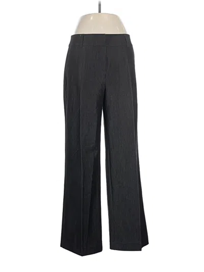 Pre-owned Nicole Miller Dress Pants In Gray
