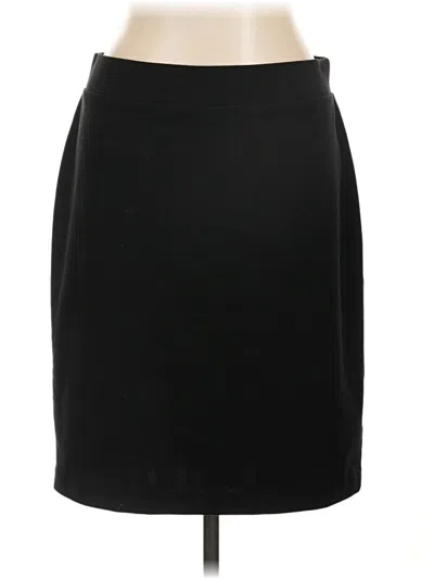 Pre-owned Nicole Miller Formal Skirt In Black