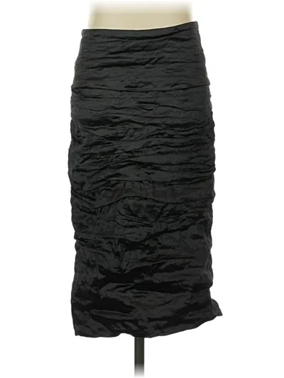 Pre-owned Nicole Miller Formal Skirt In Black