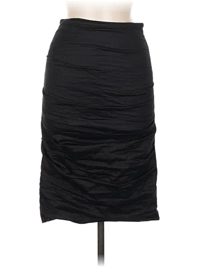 Pre-owned Nicole Miller Formal Skirt In Black