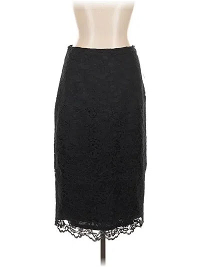 Pre-owned Nicole Miller Formal Skirt In Black