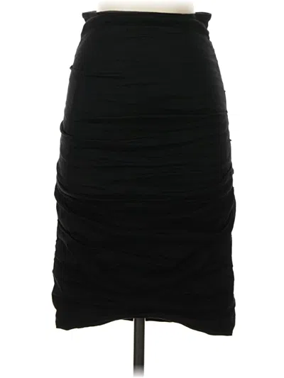Pre-owned Nicole Miller Formal Skirt In Black