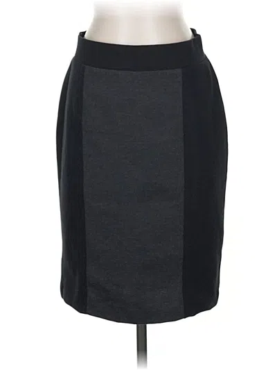Pre-owned Nicole Miller Formal Skirt In Gray