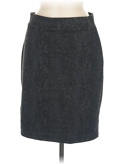 Pre-owned Nicole Miller Formal Skirt In Gray