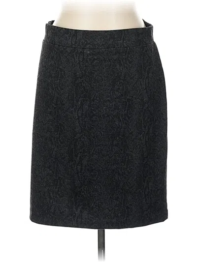 Pre-owned Nicole Miller Formal Skirt In Gray