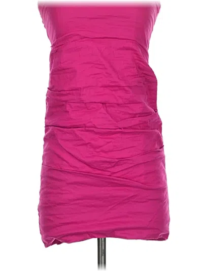 Pre-owned Nicole Miller Formal Skirt In Pink