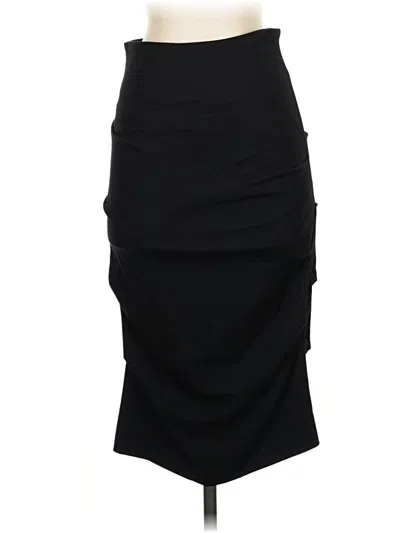 Pre-owned Nicole Miller Formal Skirt In Tan