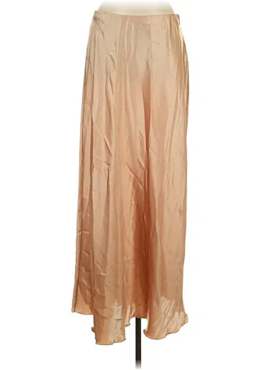 Pre-owned Nicole Miller Formal Skirt In Tan
